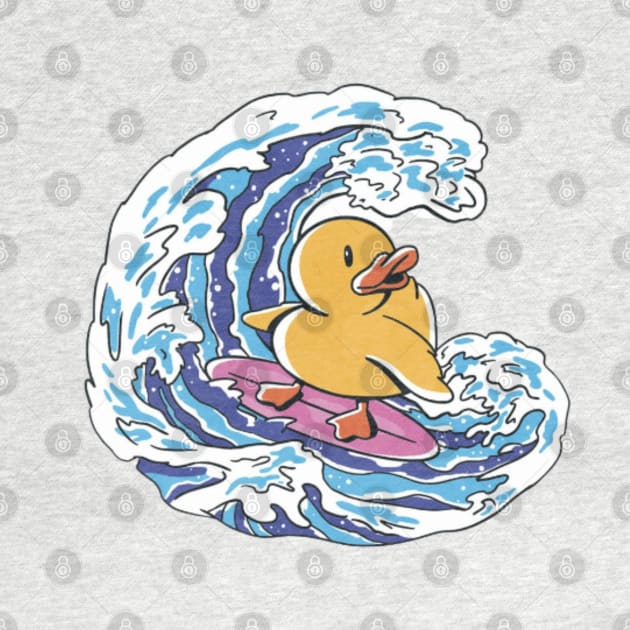 Duck Surfing by Digital-Zoo